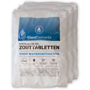 Halve pallet Giant Elements onthardingszout tabletten 20 x 25kg Vooraanzicht