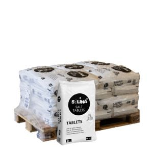 Halve pallet Salina onthardingszout tabletten 20 zakken x 25kg (500kg)