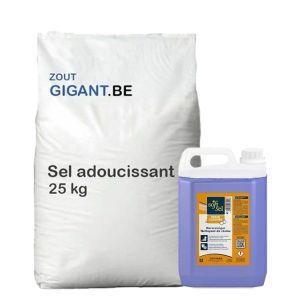 Paquet d'argent 10 sachets Marque privée tablettes de sel adoucissant