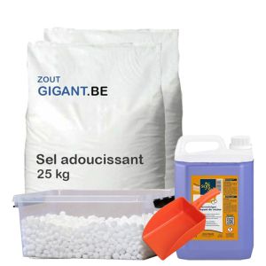 paquet d'or 20 sachets Marque privée tablettes de sel adoucissant