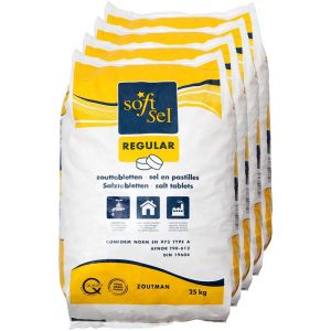Soft-Sel Regular tabletten 40 x 25kg Vooraanzicht