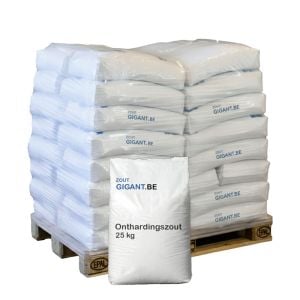 Pallet Huismerk onthardingszout tabletten 40 zakken x 25 kg (1000kg)