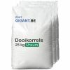 Halve pallet dooikorrels a 25 kg Vooraanzicht