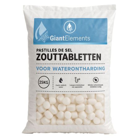 Palette Giant Elements tablettes de sel adoucissant 40 sacs x 25 kg (1000kg) main product photo