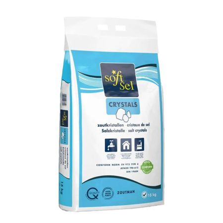 Soft-Sel Crystals onthardingszout zak 15kg main product photo