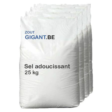 Palette Marque privée tablettes de sel adoucissant 40 sacs x 25 kg (1000kg) main product photo