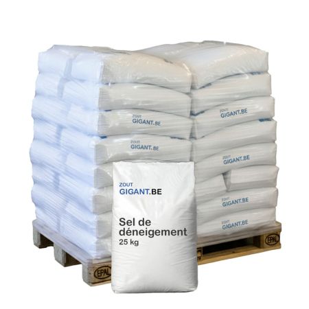 Palette sel de déneigement 40 sacs x 25kg (1000kg) main product photo