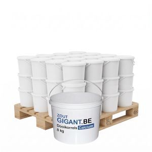 Halve pallet dooikorrels calcium 40 emmers x 8kg (320kg)