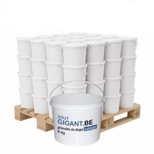 Palette granulés de dégel calcium 70 seaux x 8 kg (560 kg)