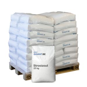 Pallet Strooizout 40 zakken x 25kg (1000kg)